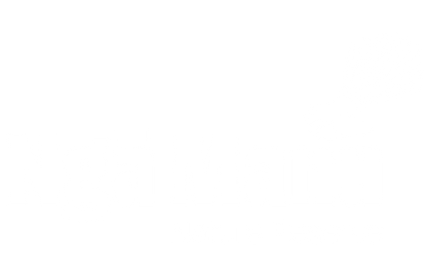 White logo of Ngā Manu nature reserve in Waikanae on the Kāpiti coast.